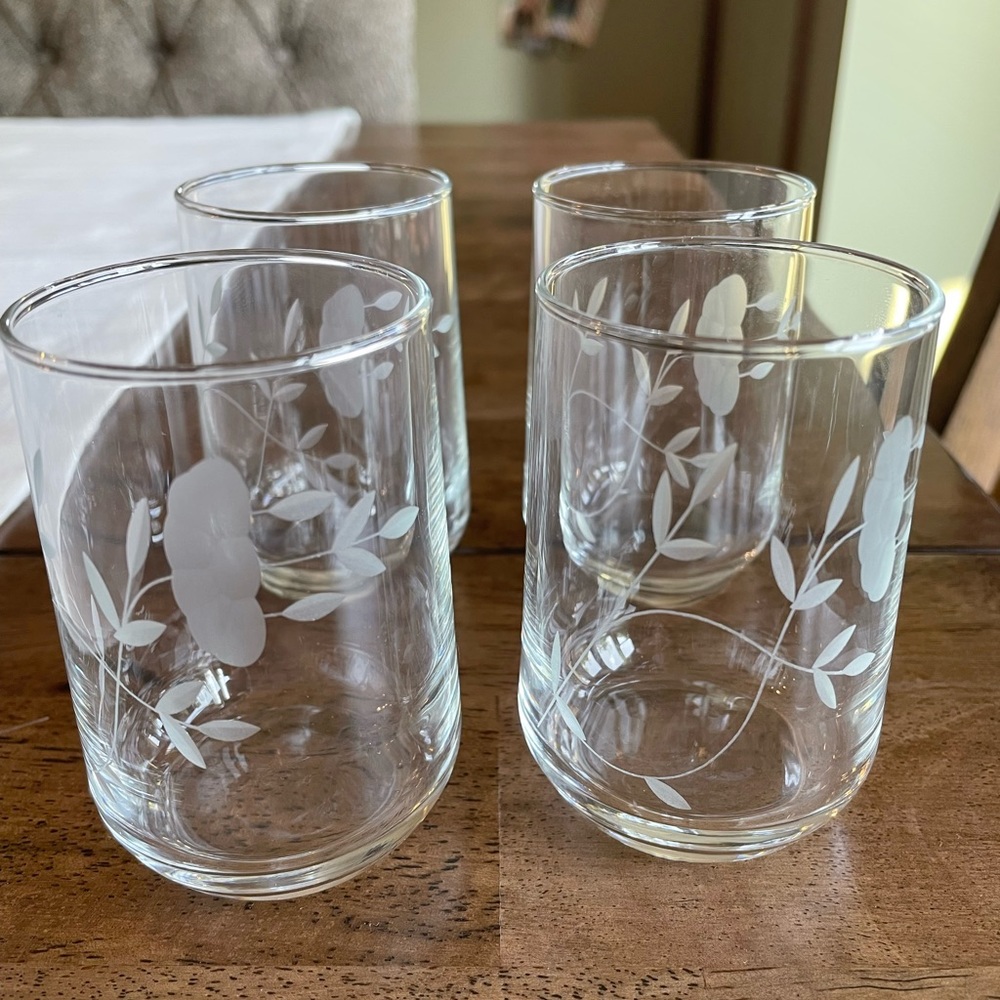 Princess House Heritage Small Juice Glasses (set of 4)